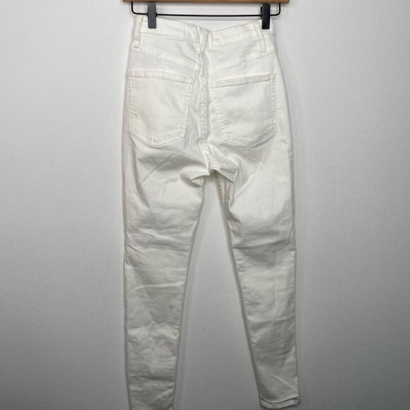Free People White Skinny Jeans Size 27 Summer Coastal Boho Revolve NWT - Picture 4 of 8